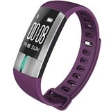 Bratara Fitness iUni G20, Display OLED 0.73 inch, Bluetooth, Pedometru, Notificari, Mov